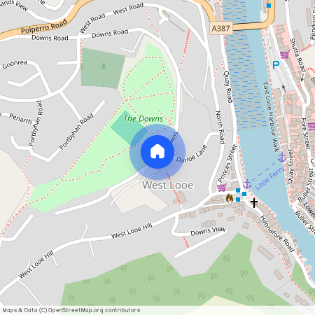 Tregarrick, The Downs, West Looe, PL13