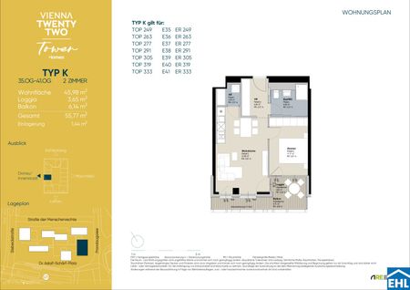 Urbanes Wohnen mit Rooftop Pool, Spa & Skylineblick – TOWER HOMES im V22 - Foto 3