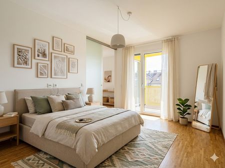 BALKONTRAUM | INNENHOF-RUHELAGE | HELLE 2 ZIMMER | TOP-ANBINDUNG - Foto 5