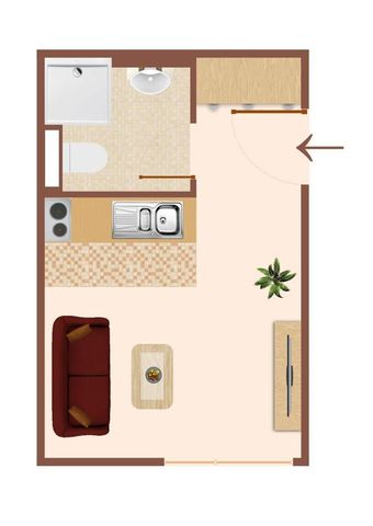 Helles voll möbliertes 1-Zimmer-Apartment direkt am S/U Bahnhof Lichtenberg !!! - Photo 5