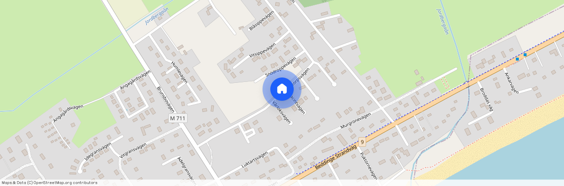 Sjötorpsvägen, Beddingestrand