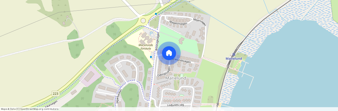 Marielundsvägen, Mariefred