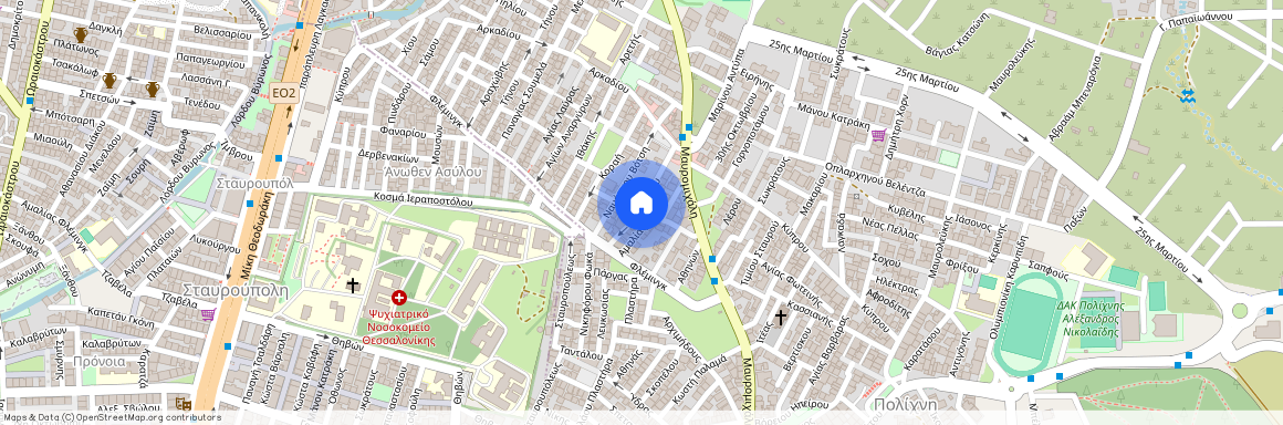 Βοσπόρου 14, 565 35, Πολίχνη (564 29), Άνω Πολίχνη (Πολίχνη)