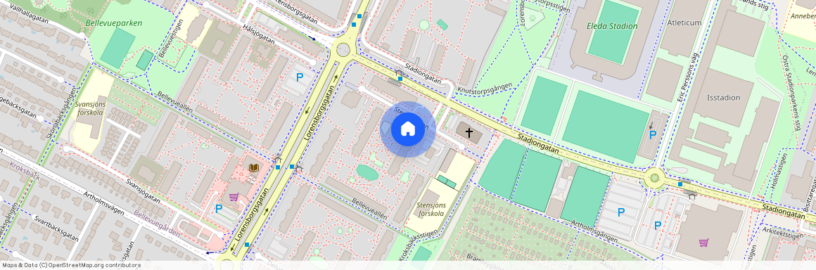 Stensjögatan 18, Bellevuegården