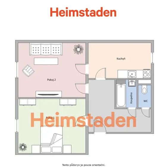 Pronájem bytu 2+1 56 m - Photo 1