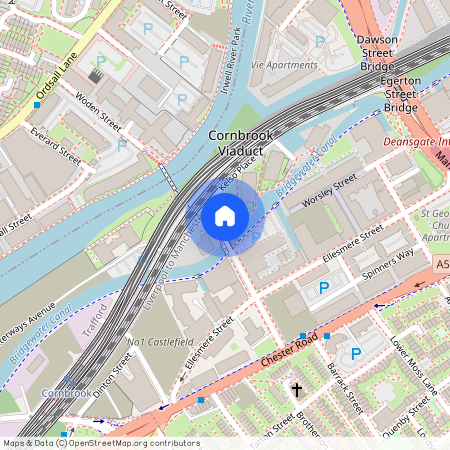 Greater Manchester, M15, Kelso Place, Manchester