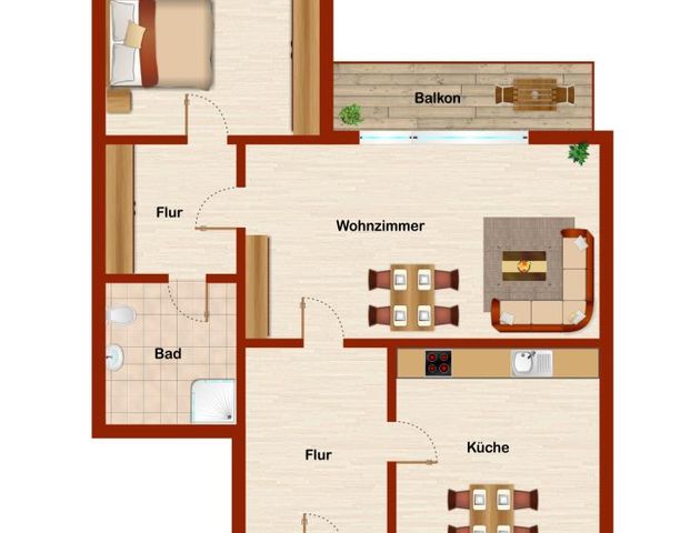 Demnächst frei! 2-Zimmer-Wohnung in Hamm Westen - Foto 1