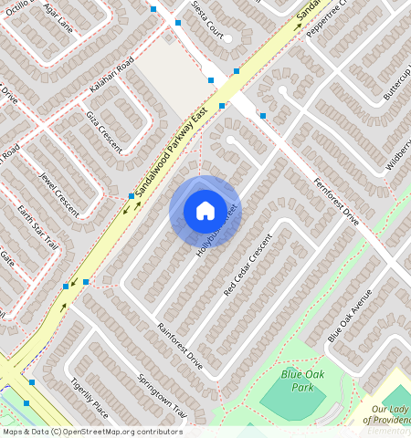 ** hollybush Street, Brampton