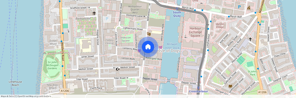 41 Millharbour, South Quays, Cross Harbour, Canary Wharf, London, E14 9NE