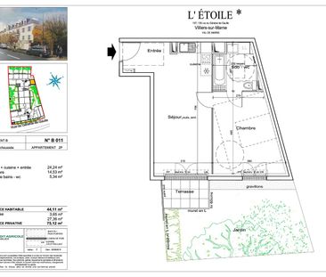 location Appartement T2 DE 43.5m² À VILLIERS SUR MARNE - Photo 6