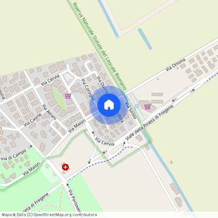 Fregene, Via Ortona, Fiumicino