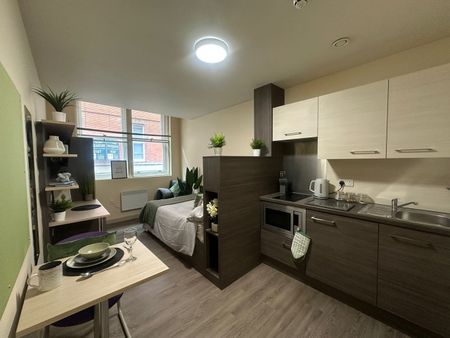 Studio Flat, Halley House, NG1 - Photo 3