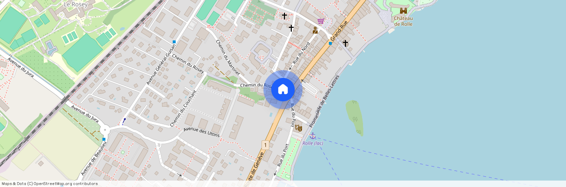 Place de la Harpe 1, 1180, Rolle