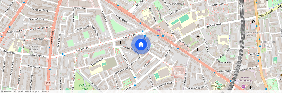 Langton Road, SW9, Oval, London, SW9