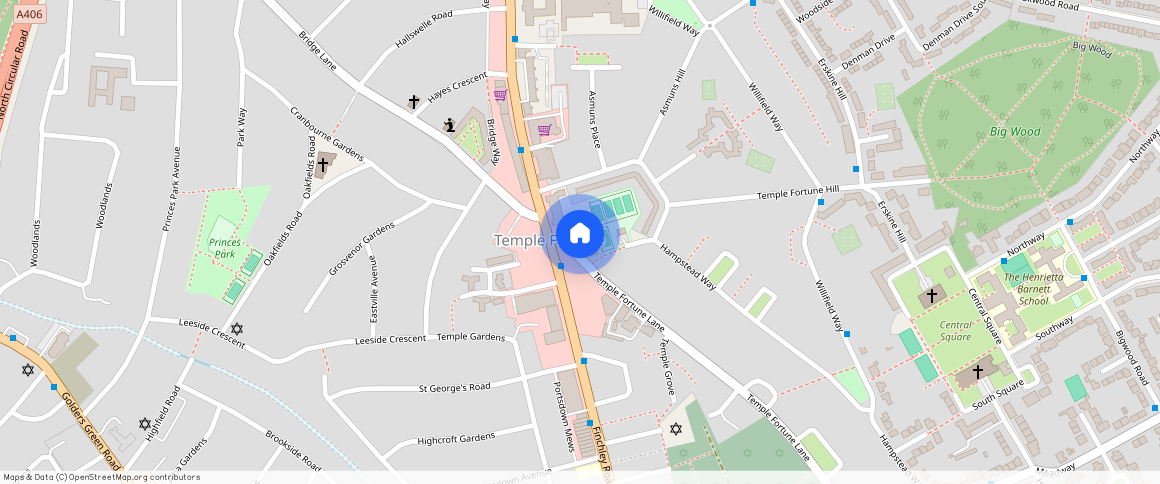 Temple Fortune Lane, NW11 7TY Golders Green, Temple Fortune, London