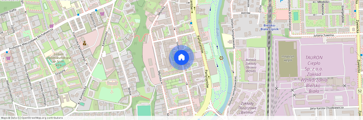 ul. Stefana Batorego, Bielsko Południe, Bielsko-Biała, śląskie