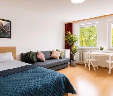 Möbliertes, helles Studio in Augsburg Hochzoll, Kurzzeitmiete - Photo 1