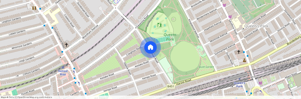 Milman Road, Queens Park NW6, London