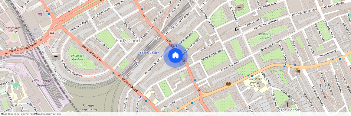 Earls Court Road, Kensington and Chelsea, London, SW5