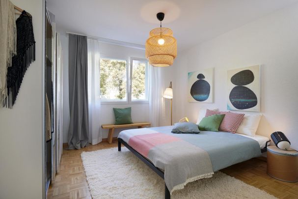 Bel appartement traversant partiellement rénové de 3.5 pièces situé au 1er étage - Photo 1