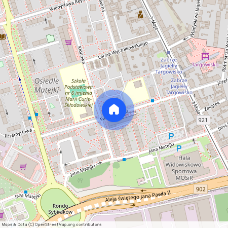 ul. Pawła Ślęczka, Centrum Południe, Zabrze, śląskie