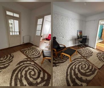 Inchiriez casa Bucurestii Noi 3 camere, renovata si mobilata modern, curte 400mp cu gratar si mobilier, metrou 8min, parcare - Photo 3