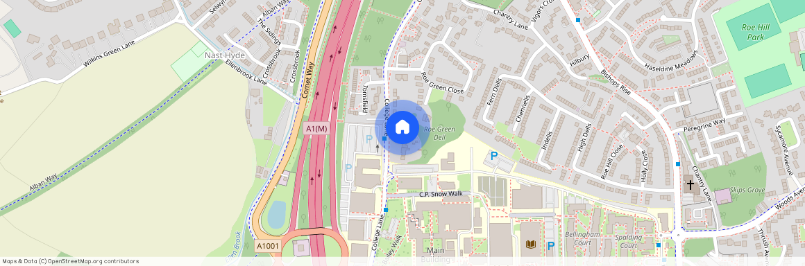 Roe Green Close, Hatfield