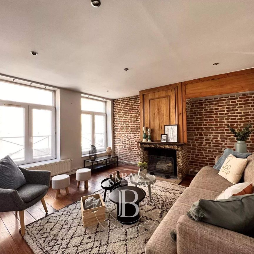 Vieux Lille, appartement de 102 m², 2 chambres avec balcon, loué MEUBLÉ - Photo 1