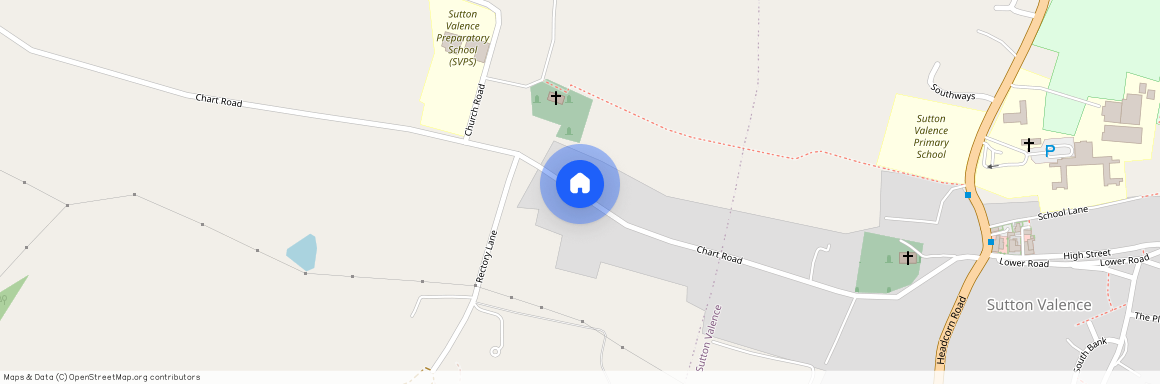 Long Acres, Chart Road, Sutton Valence, Maidstone, Kent, ME17 3RB