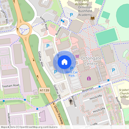 Bushfield, Orton Goldhay, Peterborough, Peterborough, Orton Goldhay