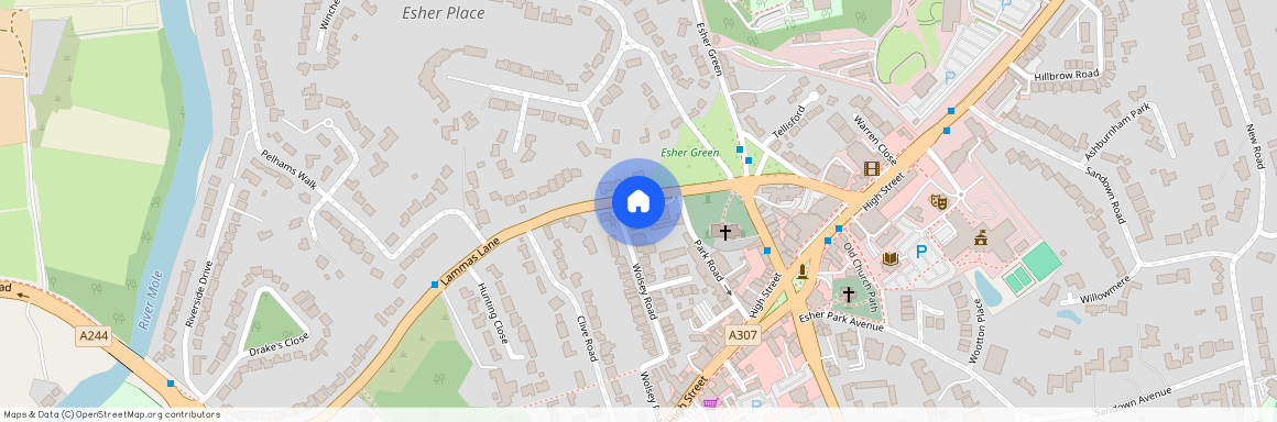 Queens Close, Lammas Lane, Esher, Sur...