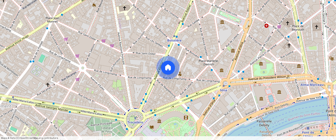 Villa de Longchamp, 75016, Paris