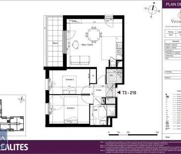 Appartement à louer 3 pièces 65.76m² - Photo 4