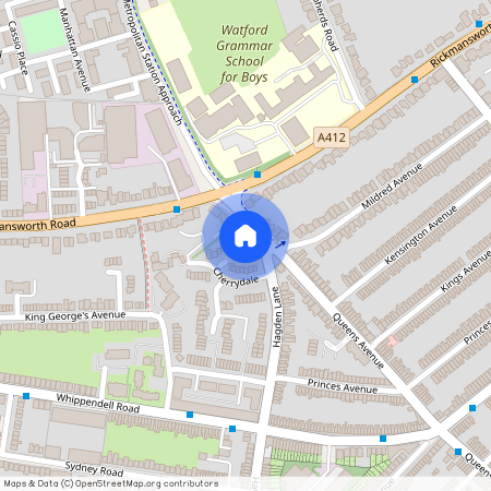 Hagden Lane 195, WD18 7SN, Hertfordshire