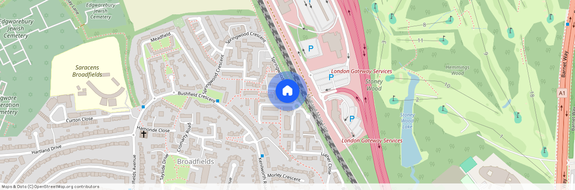 Springwood Crescent, Edgware, HA8