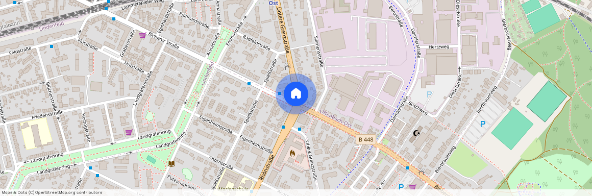 Untere Grenzstr. 57, 63071 Offenbach am Main OT Offenbach (Kernstadt)