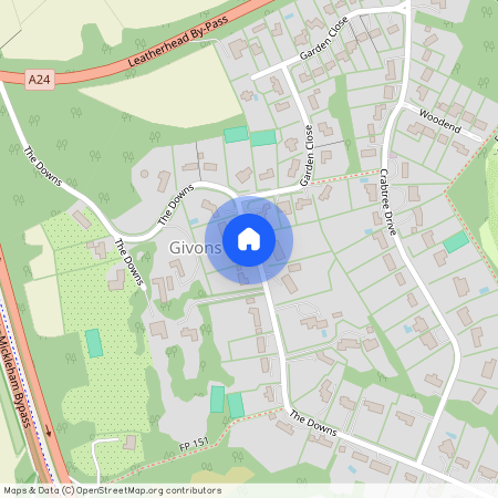 GIVONS GROVE, LEATHERHEAD, KT22