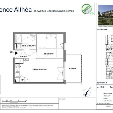 Location Appartement 2 pièces 38m² NIMES 30000 - Photo 4