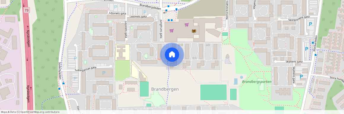 Jungfruns Gata 401, Brandbergen