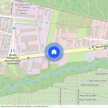 ul. Wincentego Witosa, Piaski, Kielce, świętokrzyskie