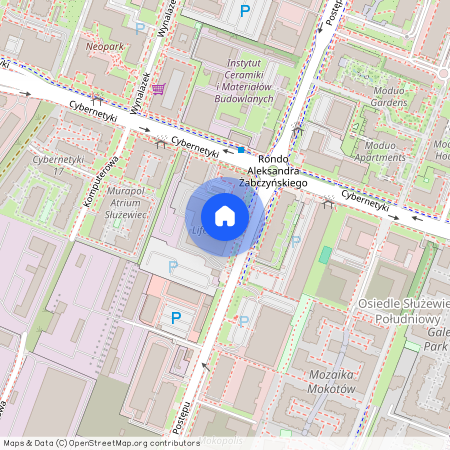 ul. Postępu, Służewiec, Mokotów, Warszawa, mazowieckie