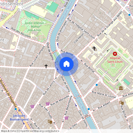 rue de la Grange aux Belles et Quai de Jemmapes 75010 Paris (10e arrondissement)