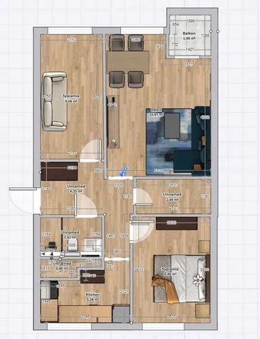 3-pokojowe, balkon, garderoba | Gdynia, Witomino - Фото 5