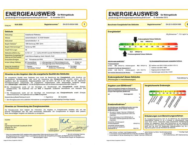 3-Zimmer Mietwohnung - Leuben - Photo 1