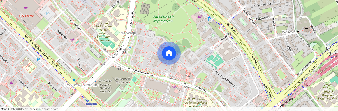 ul. Stefana Szolc-Rogozińskiego, Ursynów-Centrum, Ursynów, Warszawa, mazowieckie