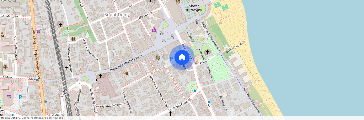 ul. Ogrodowa, Centrum, Dolny Sopot, Sopot, pomorskie