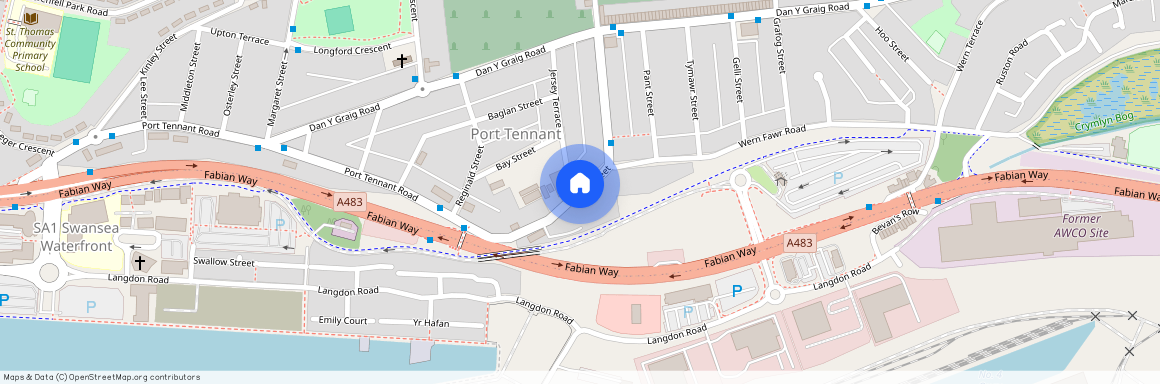 Ysgol Street, Port Tennant, Swansea