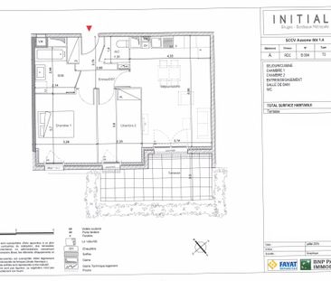 Appartement T3 en RDC - 33520 BRUGES - Photo 2
