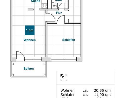 2 Zimmer Wohnung sucht neue Mieter! - Photo 1