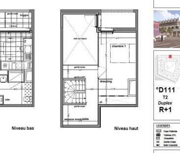 Sans frais d'agence, ni garant T2 duplex neuf à Mérignac - Photo 4